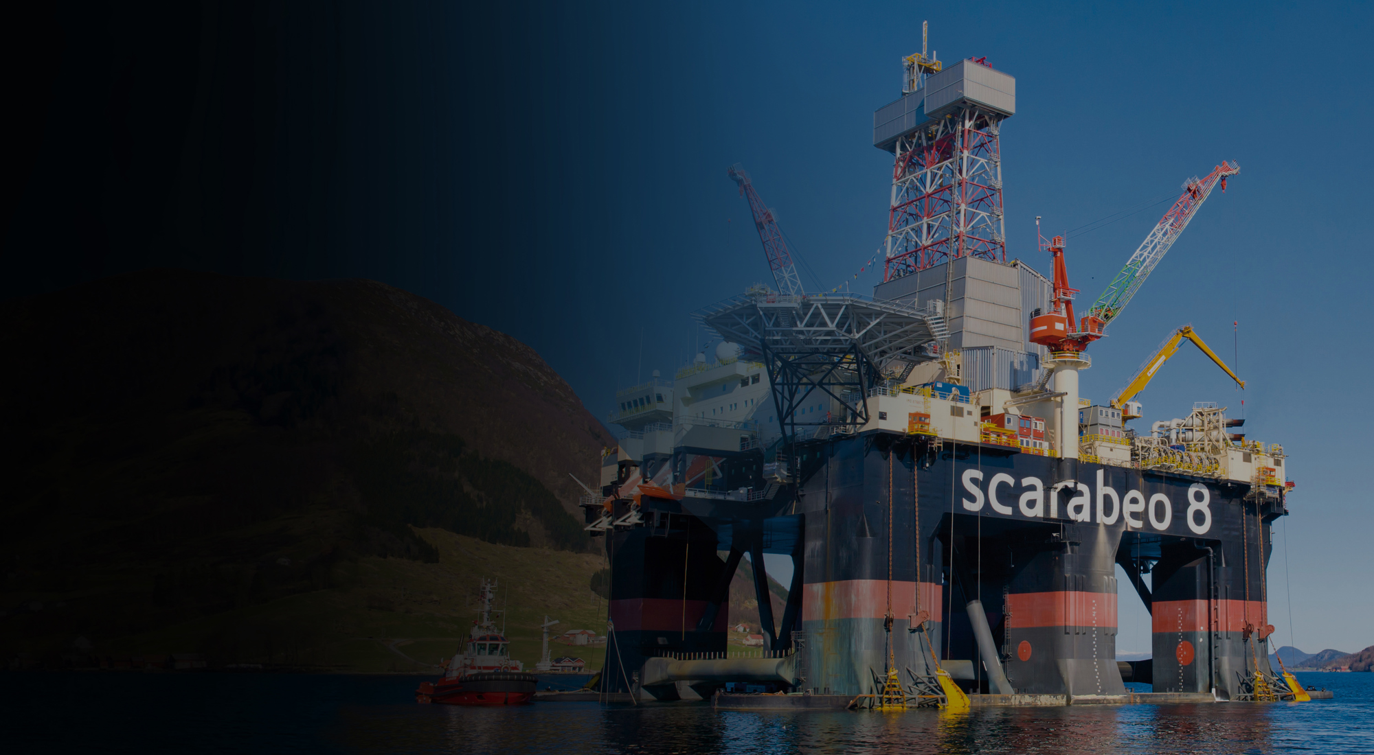 The Scarabeo 8 oil rig